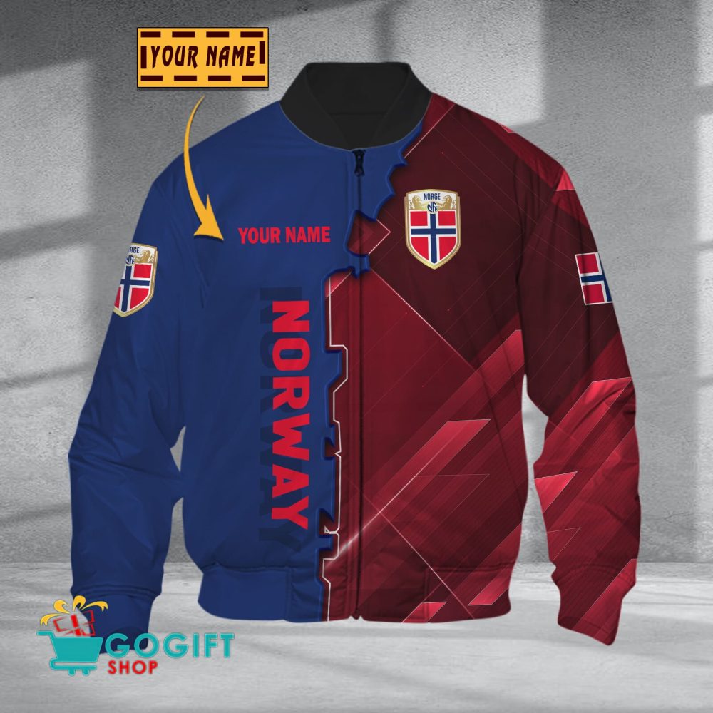 Norway National Soccer Team Bomber Jacket