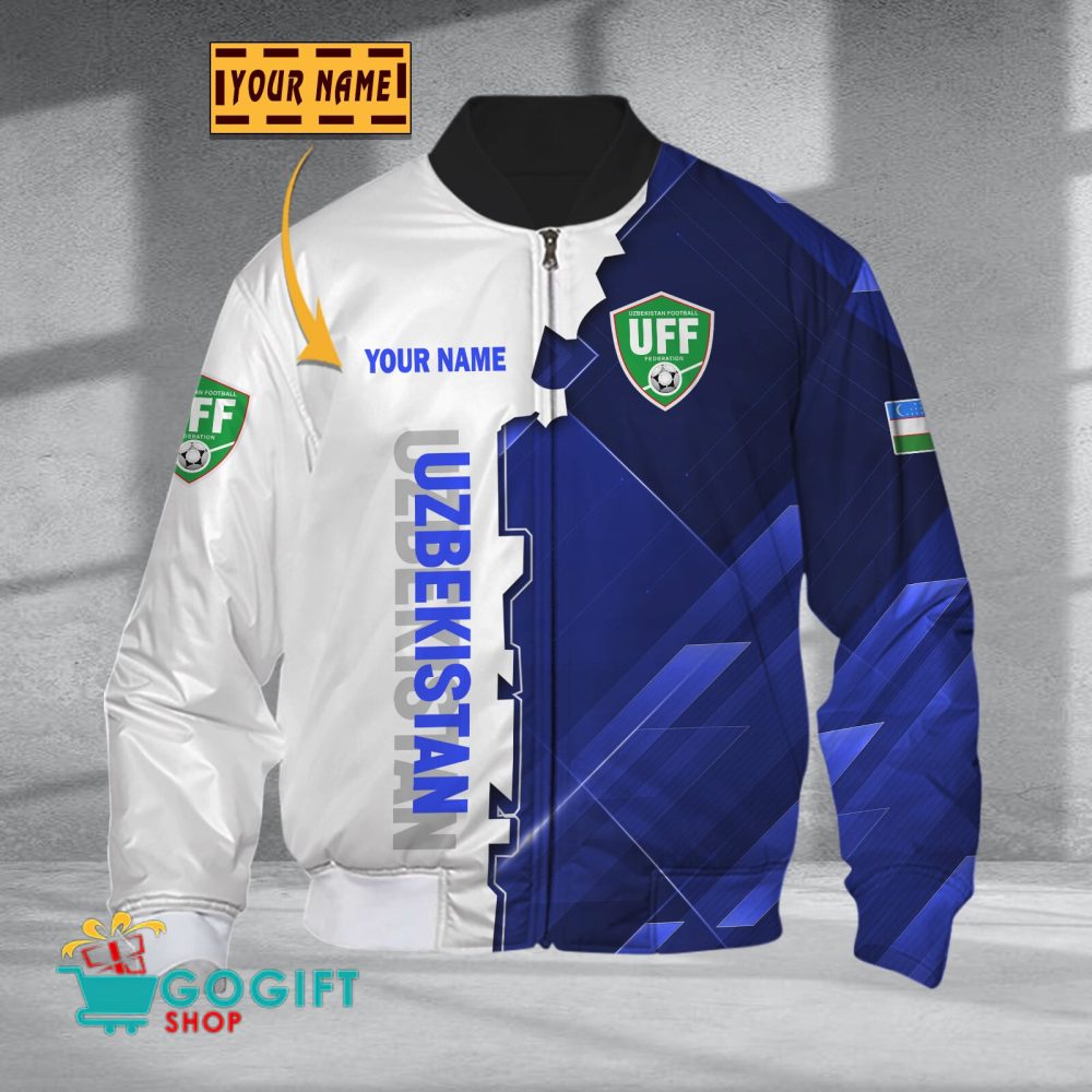 Uzbekistan National Soccer Team Bomber Jacket