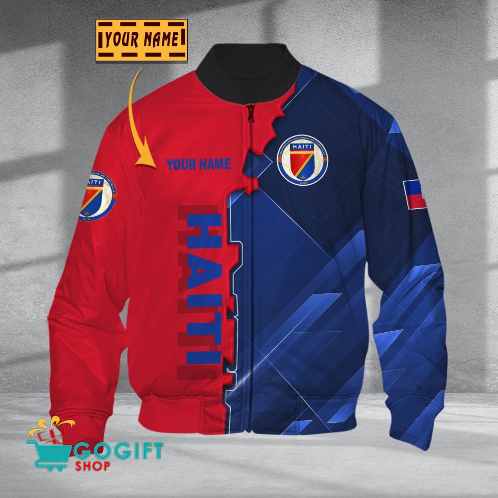 Haiti National Soccer Team Bomber Jacket
