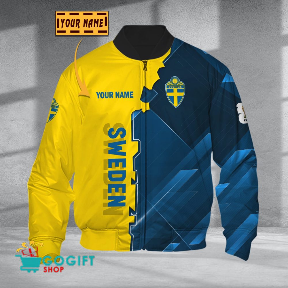 Sweden National Soccer Team Bomber Jacket