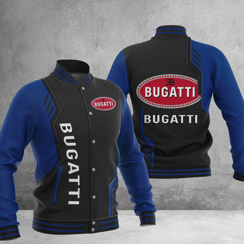 Bugatti Dmhj0677 Baseball Jacket Logo Baseball Varsity Jacket