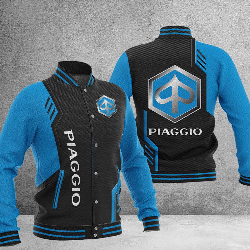 Piaggio Dmhj0769 Baseball Jacket Logo Baseball Varsity Jacket