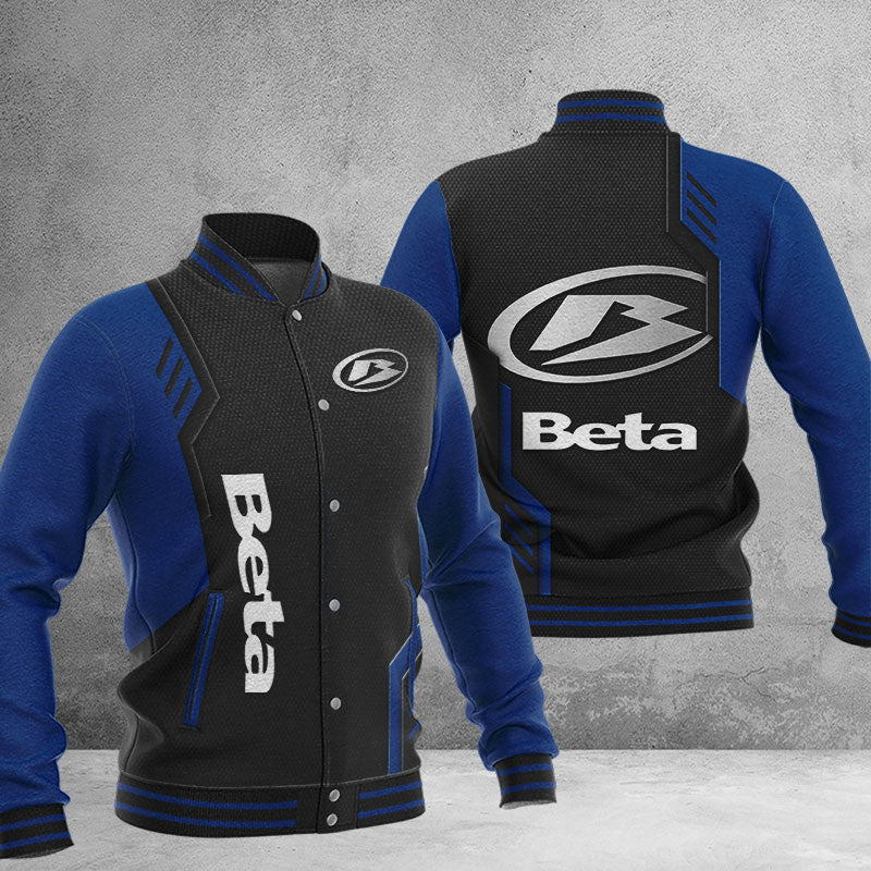 Beta Motorcycles Dmhj0747 Baseball Jacket Logo Baseball Varsity Jacket