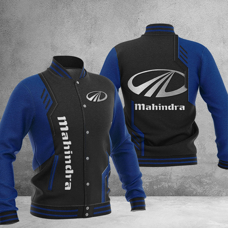 Mahindra Dmhj0802 Baseball Jacket Logo Baseball Varsity Jacket