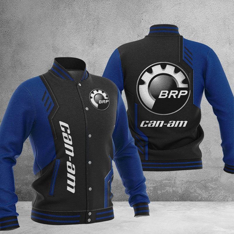 Can-Am Dmhj0752 Baseball Jacket Logo Baseball Varsity Jacket