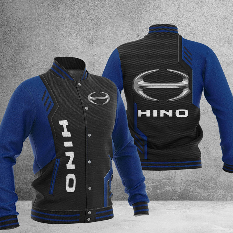 Hino Dmhj0823 Baseball Jacket Logo Baseball Varsity Jacket
