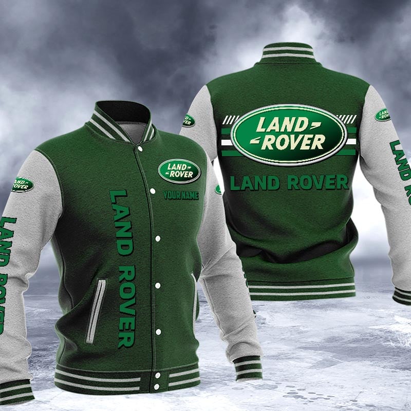 Land Rover Dmhj1529 Logo Baseball Varsity Jacket