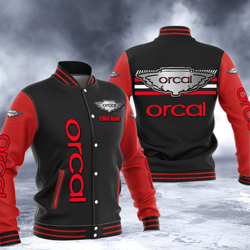 Orcal Dmhj1597 Logo Baseball Varsity Jacket