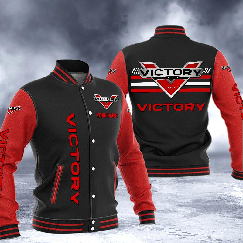 Victory Dmhj1606 Logo Baseball Varsity Jacket
