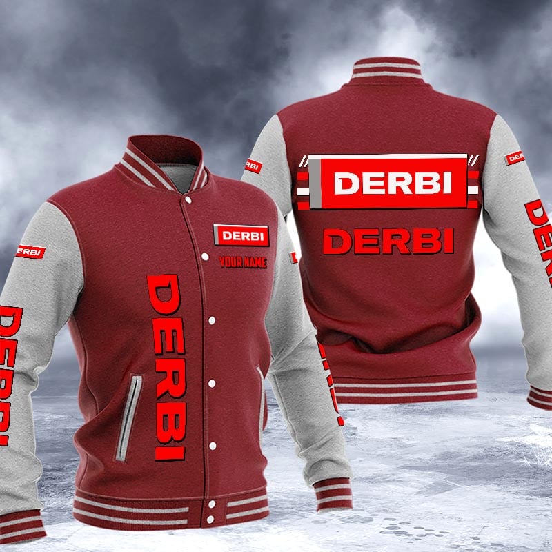Derbi Dmhj1579 Logo Baseball Varsity Jacket