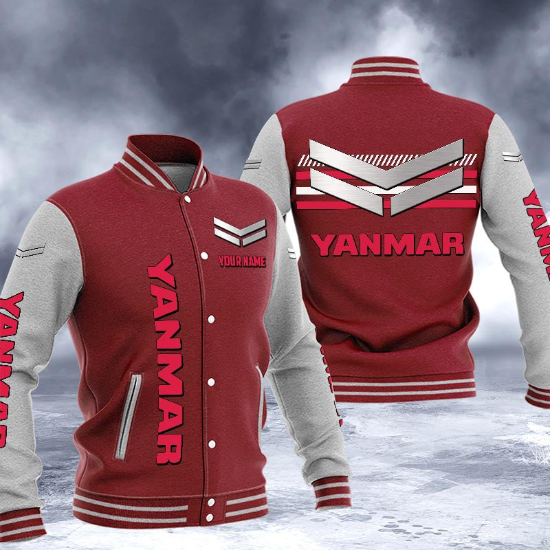 Yanmar Dmhj1649 Logo Baseball Varsity Jacket