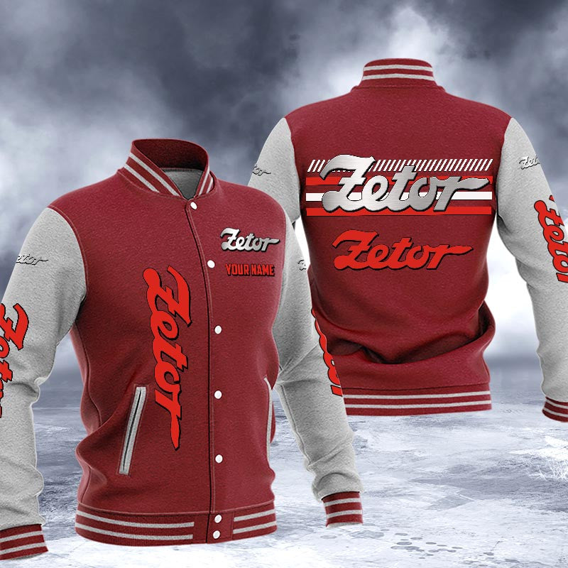 Zetor Dmhj1650 Logo Baseball Varsity Jacket