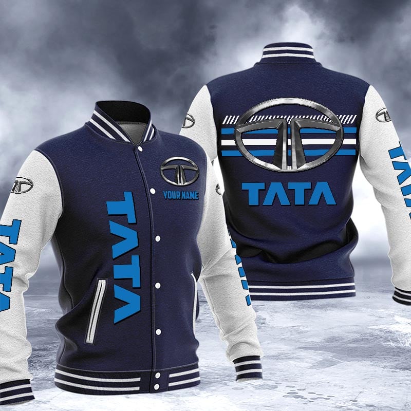 Tata Dmhj1668 Logo Baseball Varsity Jacket