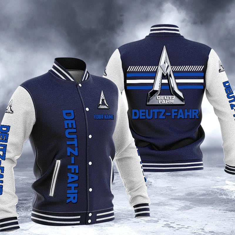 Deutz-Fahr Dmhj1621 Logo Baseball Varsity Jacket