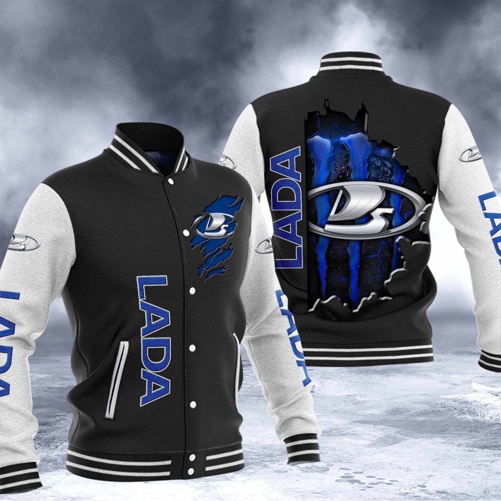 Lada Dmhj1672 Logo Baseball Varsity Jacket