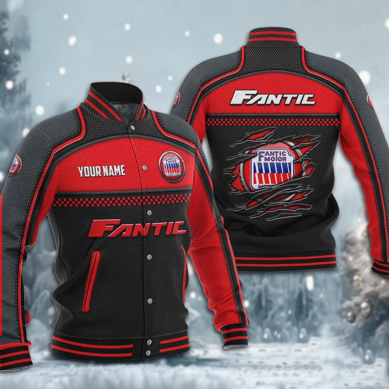 Fantic Dmhj1877 Baseball Jacket Logo Baseball Varsity Jacket