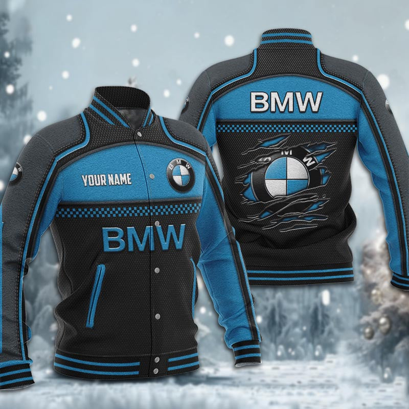 Bmw Dmhj1793 Baseball Jacket Logo Baseball Varsity Jacket