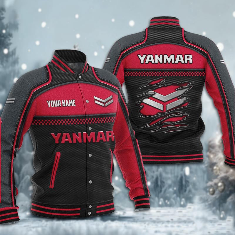 Yanmar Dmhj1944 Baseball Jacket Logo Baseball Varsity Jacket