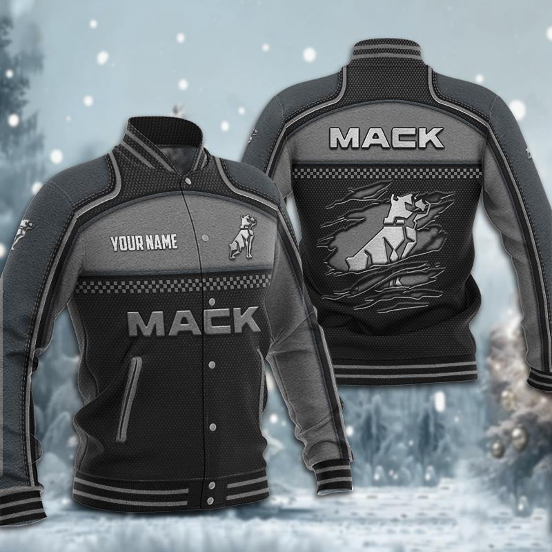 Mack Dmhj1957 Baseball Jacket Logo Baseball Varsity Jacket