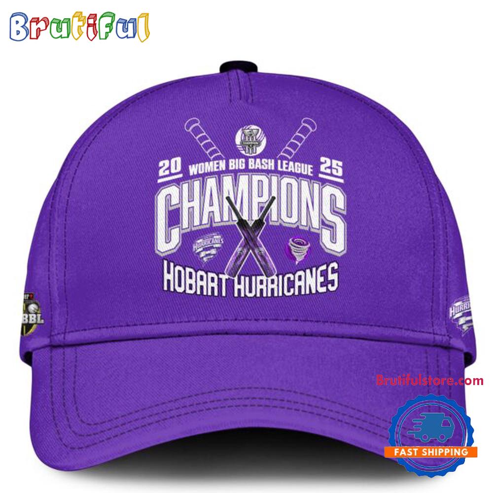 Hobart Hurricanes 2025 Wbbl Champions Limited Edition Cap