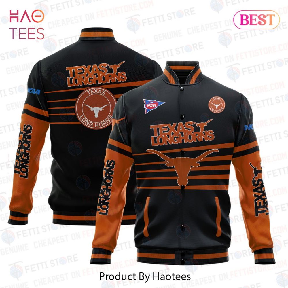Texas Longhorns Varsity Jacket – Stylish Ncaa Fan Gear By Haotees