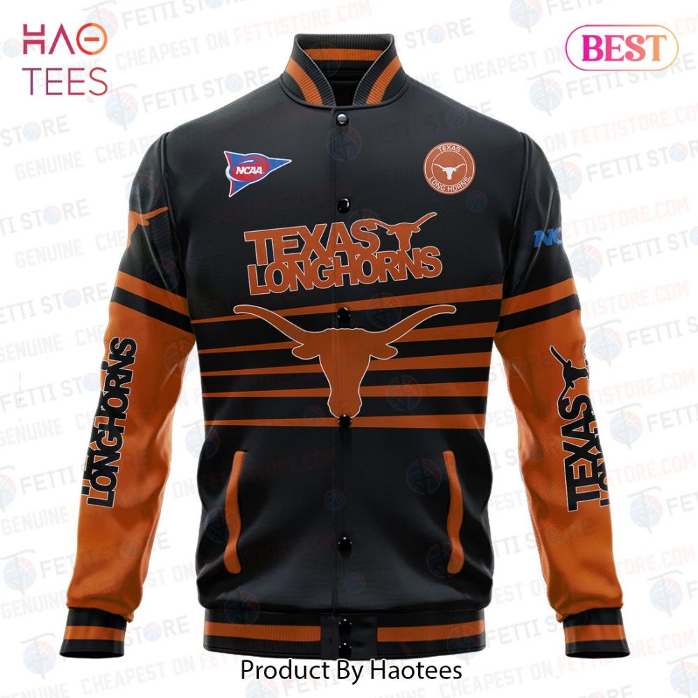 Texas Longhorns Varsity Jacket – Stylish Ncaa Fan Gear By Haotees