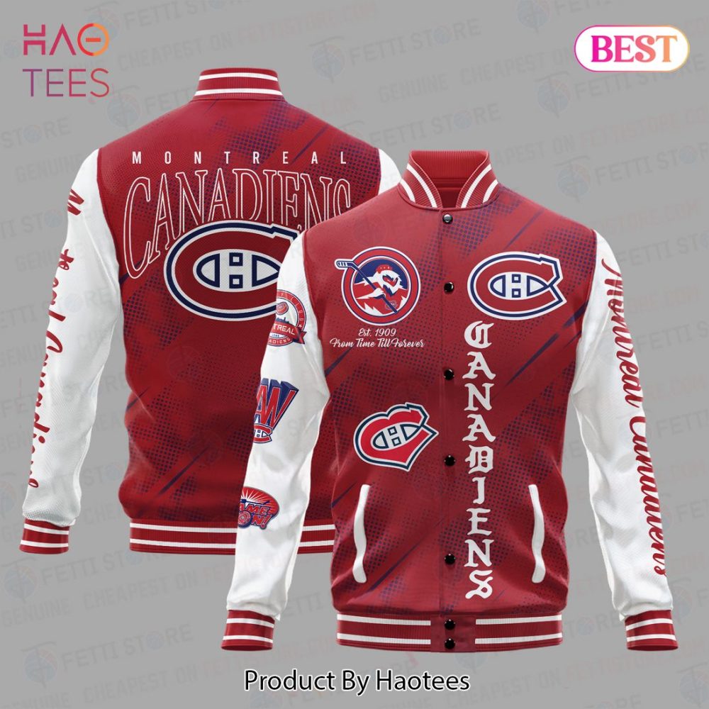 Premium Montreal Canadiens Varsity Jacket - Stylish Fan Gear For True Supporters