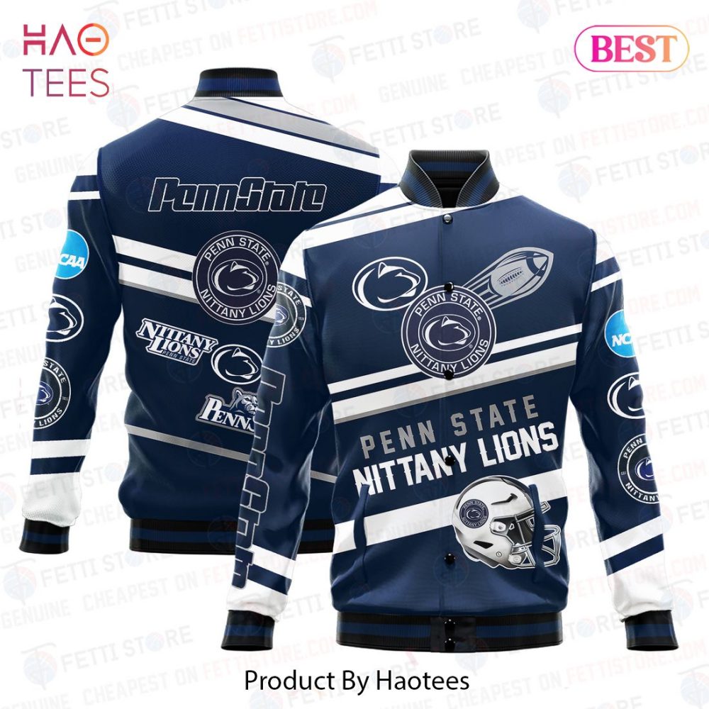 Stylish Penn State Nittany Lions Bomber Jacket - Official Ncaa Gear For Fans