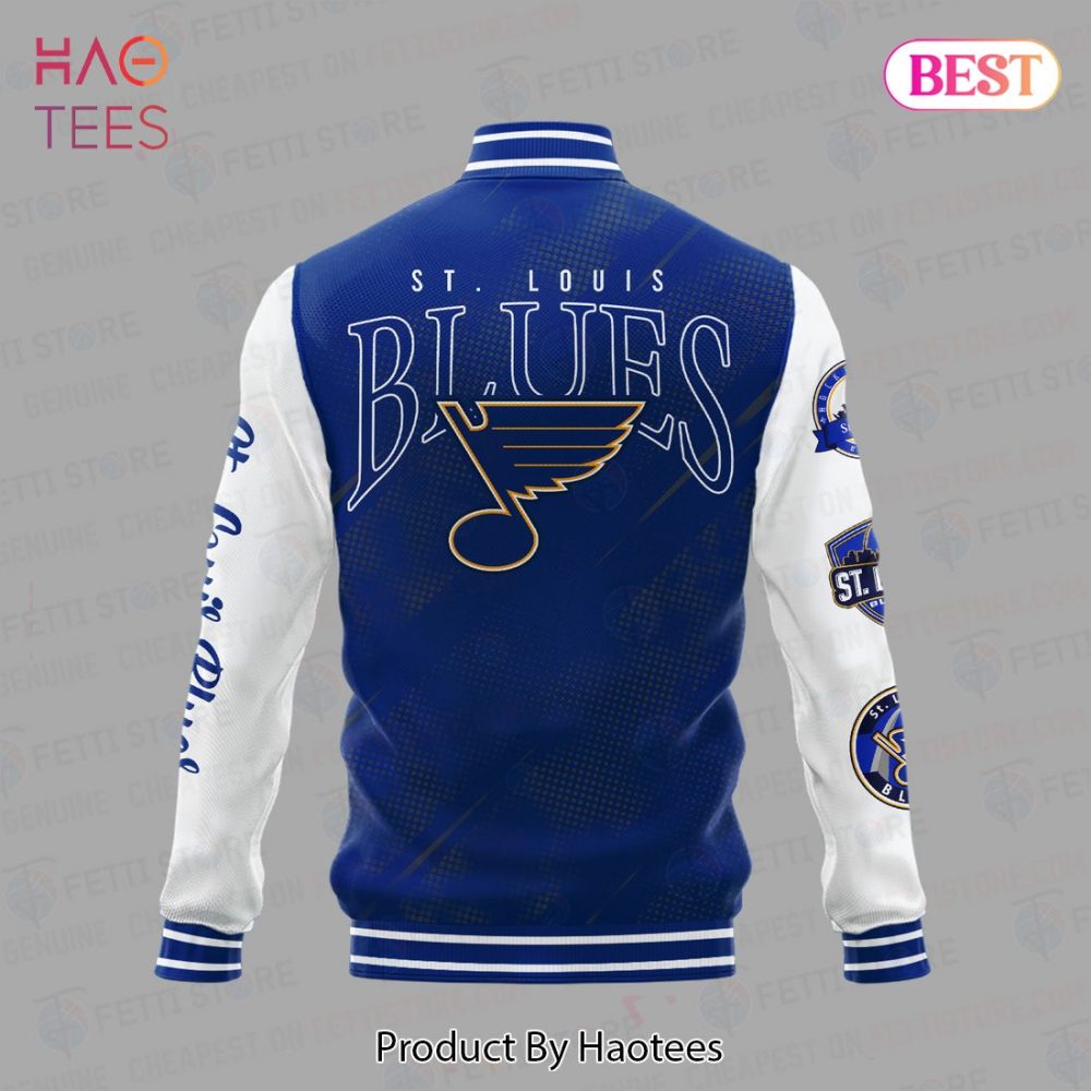 St. Louis Blues Varsity Jacket - Official Team Apparel For Fans - Limited Edition