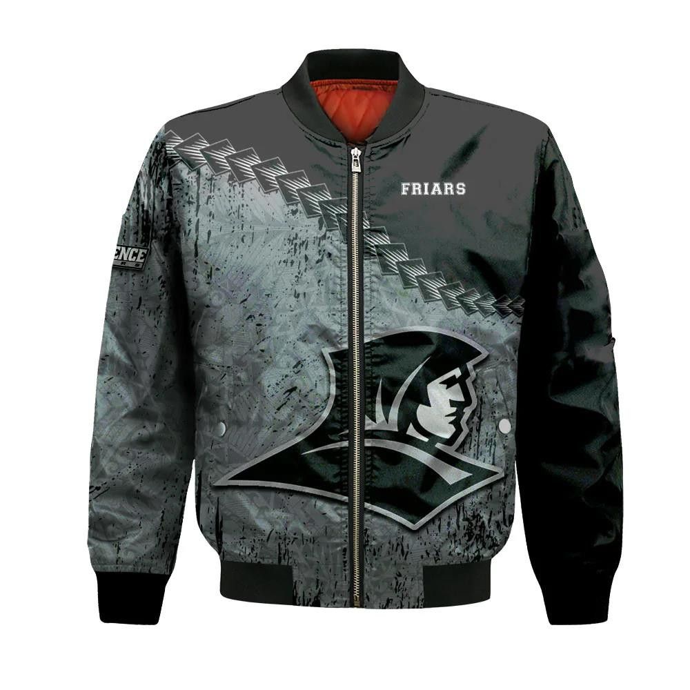 Providence Friars Bomber Jacket 3D Printed Grunge Polynesian Tattoo