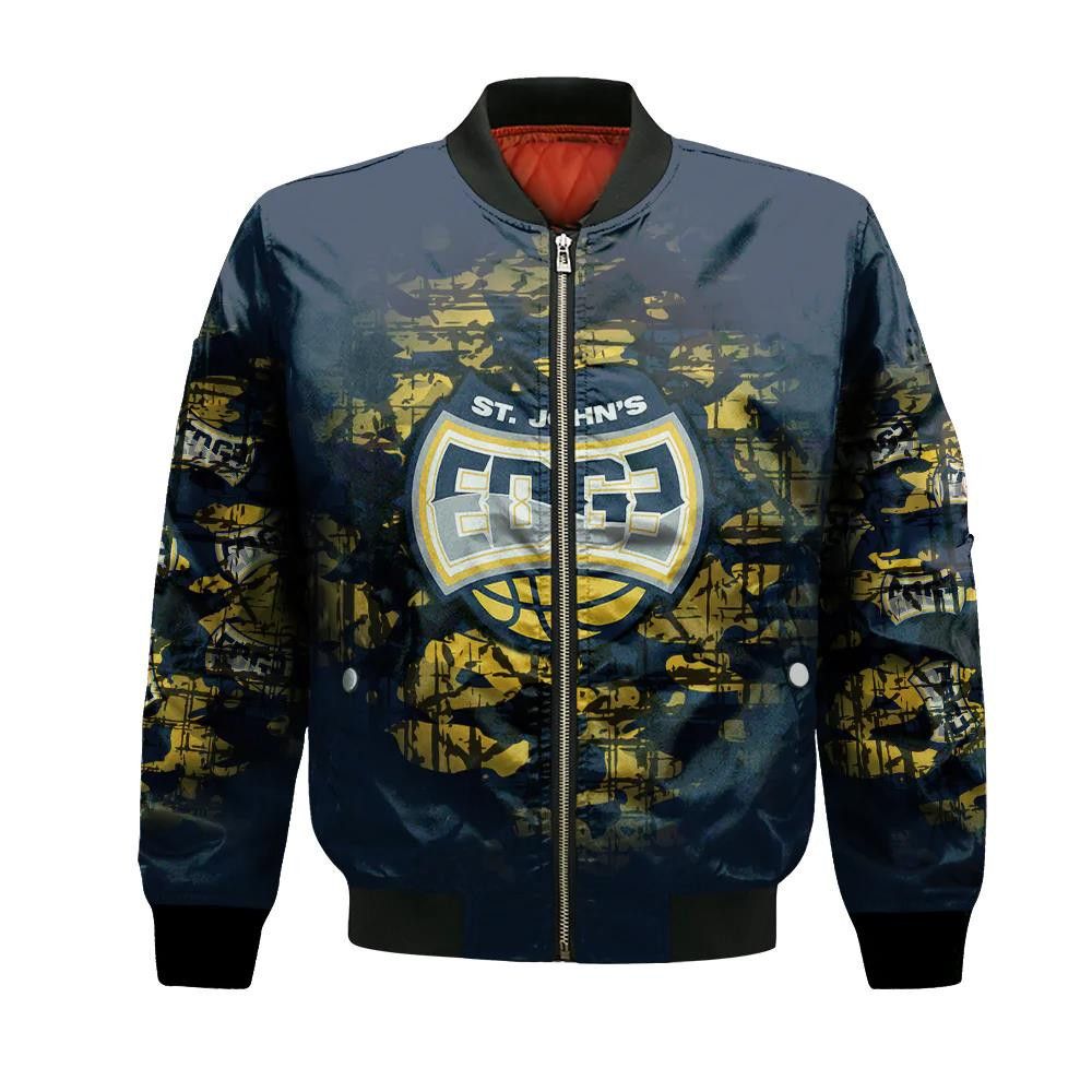 St. Johns Edge Bomber Jacket 3D Printed Camouflage Vintage