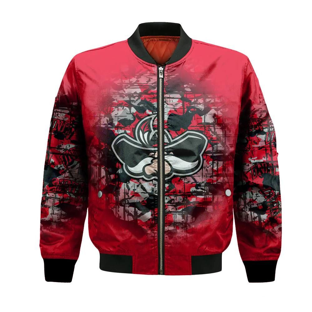 Unlv Rebels Bomber Jacket 3D Printed Camouflage Vintage