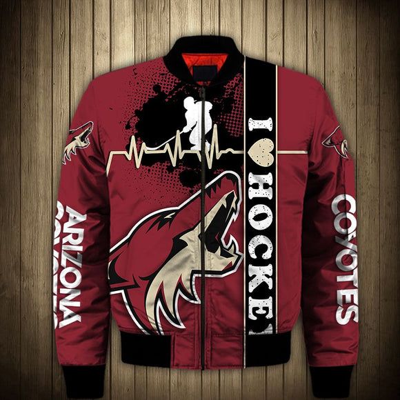 Men'S Arizona Coyotes Jacket 3D