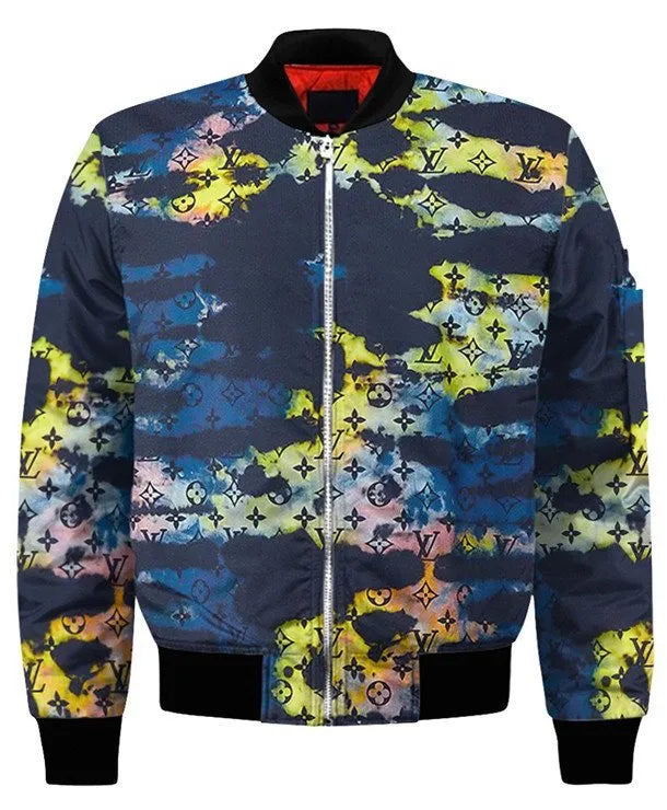 Louis Vuitton Explosive Fashion Luxury Brand Bomber Jacket For Men Women
