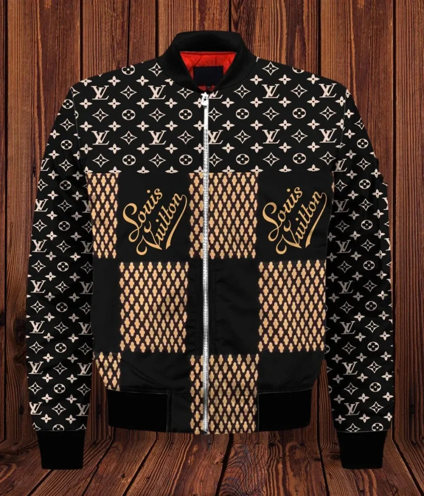 Louis Vuitton Paris Fashion Luxury Brand Bomber Jacket For Men Women