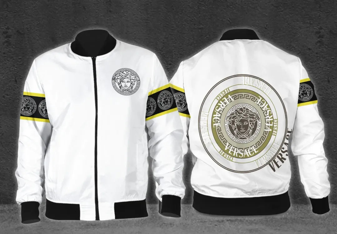 Versace Bomber Jacket Luxury Brand Clothing Clothes Outfit For Men Women 23