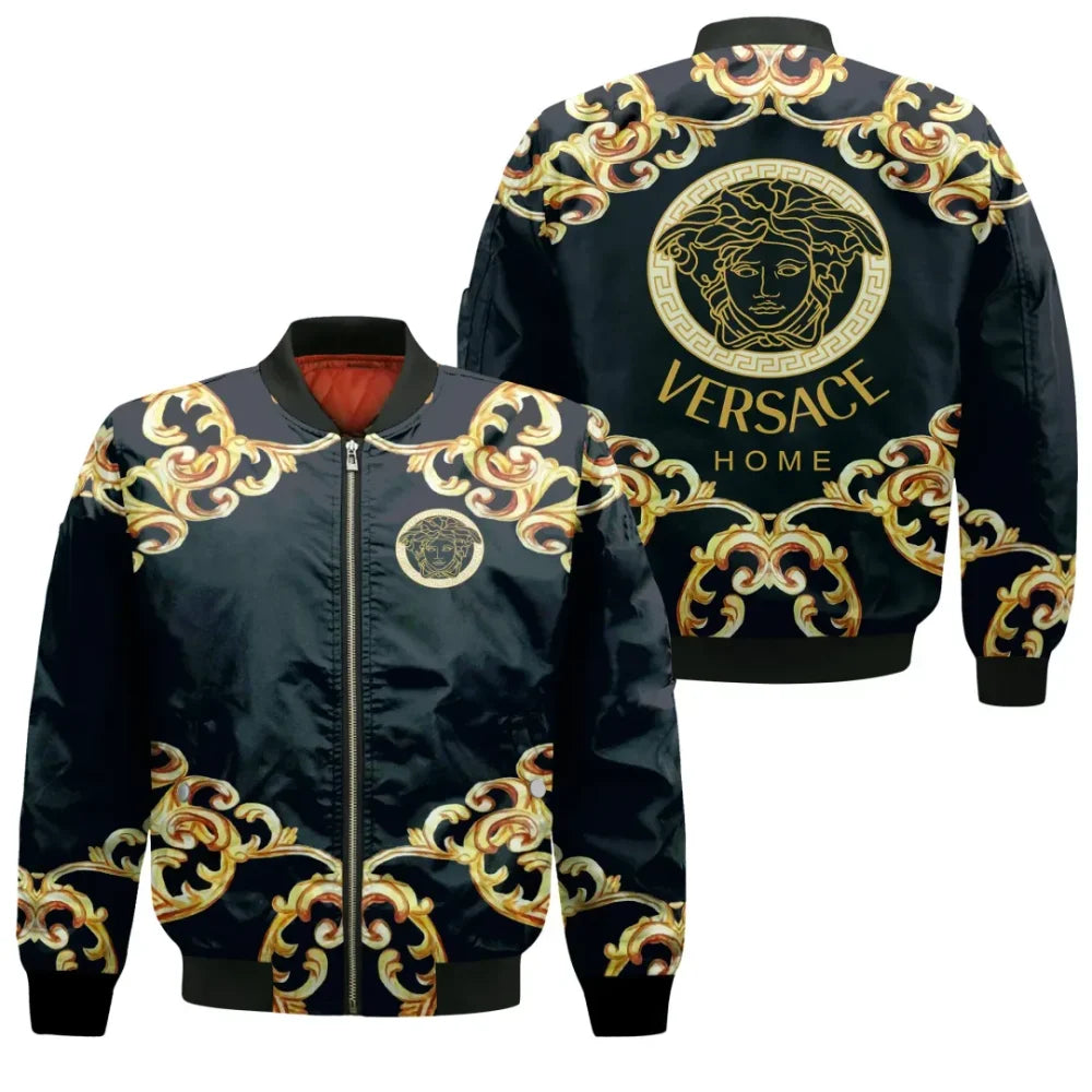Versace Bomber Jacket Luxury Brand Clothing Clothes Outfit For Men Women 22