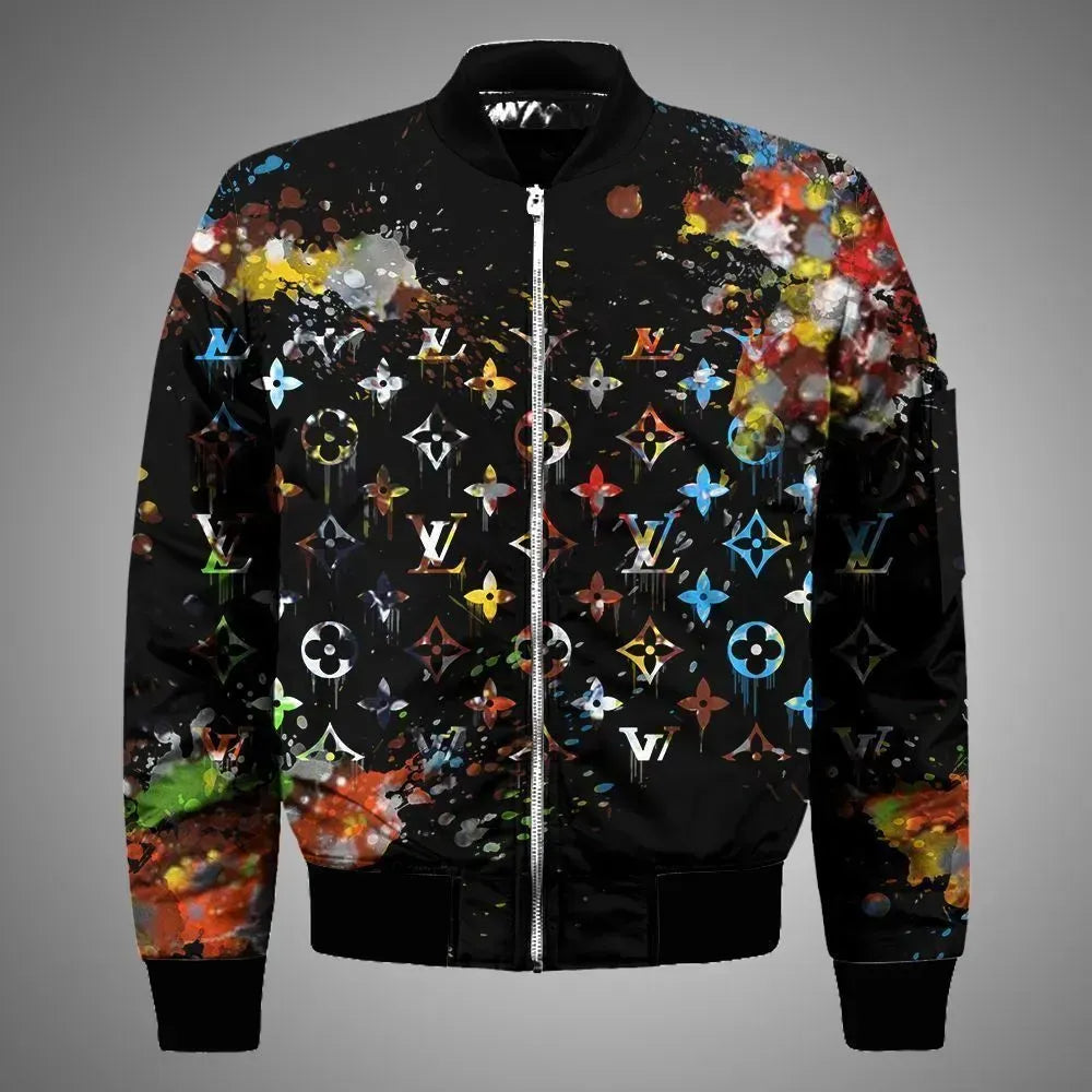 Louis Vuitton Bomber Jacket Luxury Brand Clothing Clothes Outfit For Men Women 03
