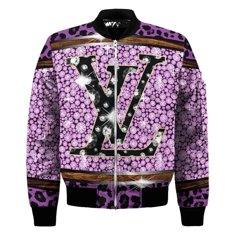 Louis Vuitton Bomber Jacket Sweatpants Pants Luxury Brand Clothing Clothes Outfit For Men Women 05