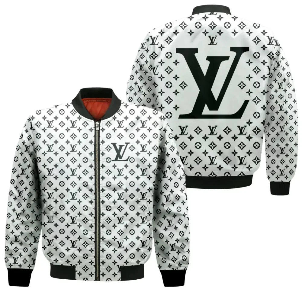 Louis Vuitton Bomber Jacket Luxury Brand Clothing Clothes Outfit For Men Women 15