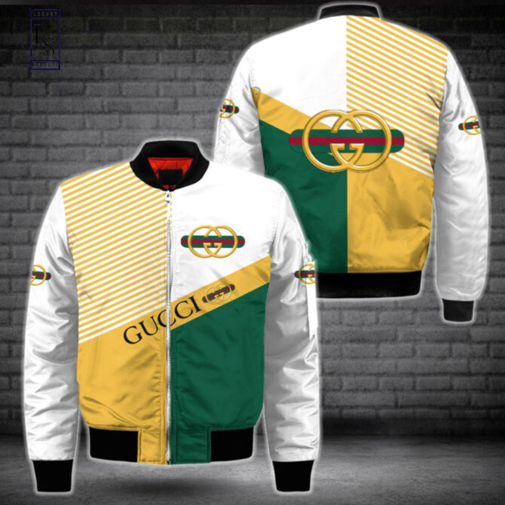 Gucci Luxury Sport 3D Bomber Jacket Luxury Brand Clothing Clothes Outfit For Men And Women