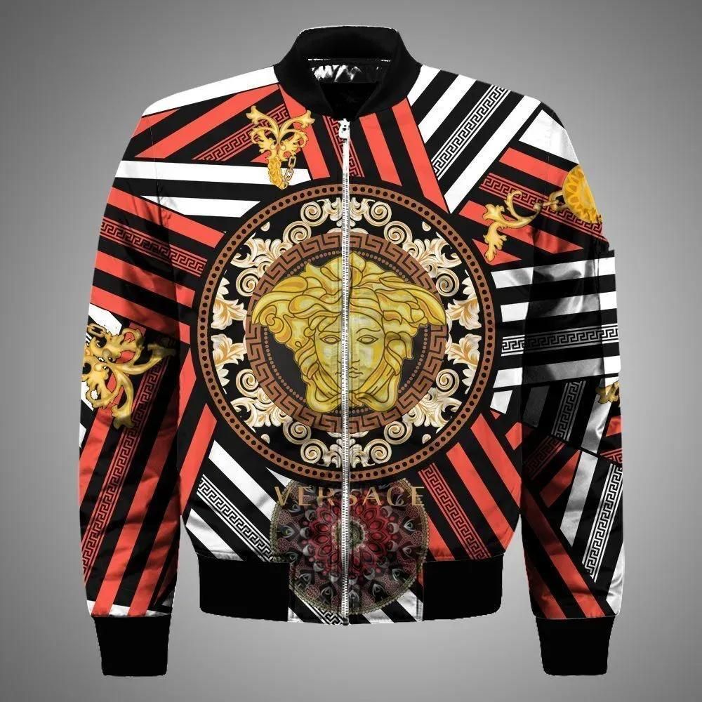 Versace Bomber Jacket Luxury Brand Clothing Clothes Outfit For Men Women 08