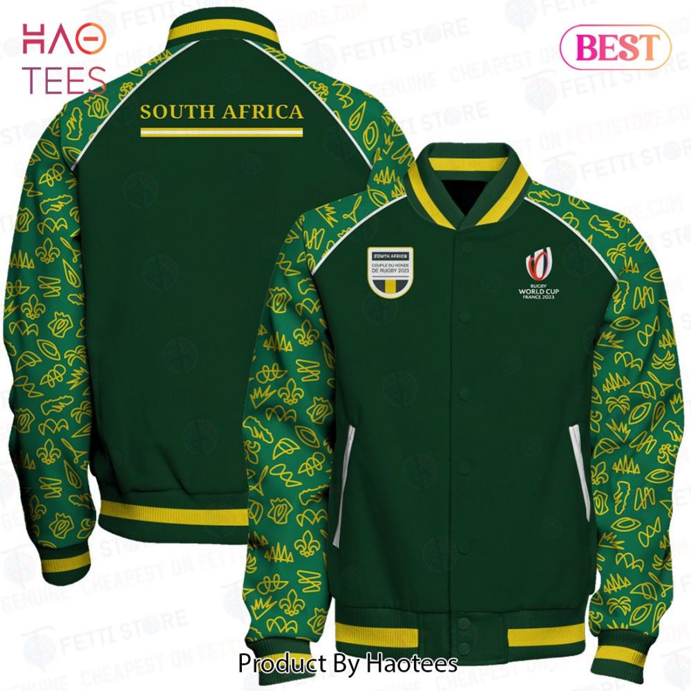 Official South Africa Rugby World Cup 2023 Jacket – Limited Edition, Show Your Support!