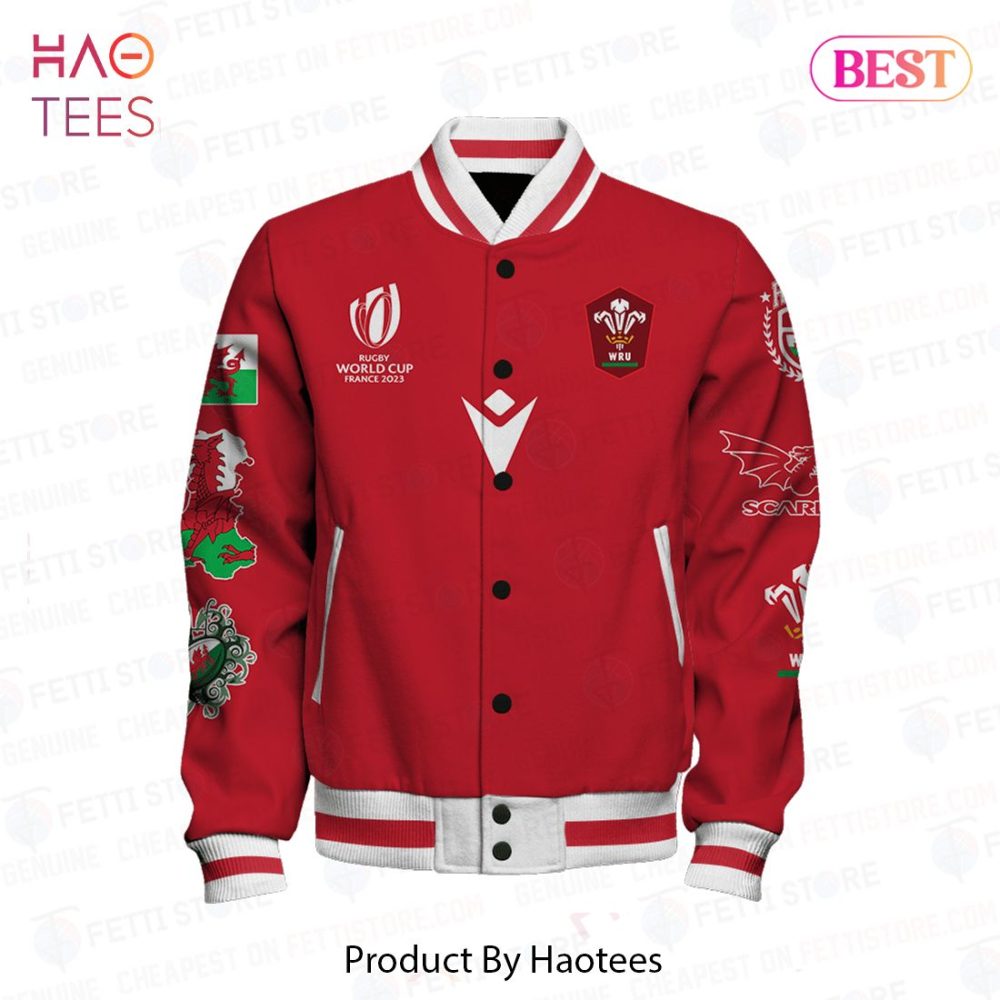 Wales Rugby World Cup 2023 Varsity Jacket - Ultimate Fan Gear For Men &amp; Women