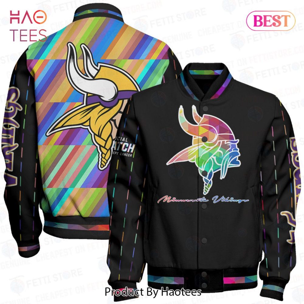 Vibrant Viking Pride Bomber Jacket - Colorful Retro Design, Unisex Fashion