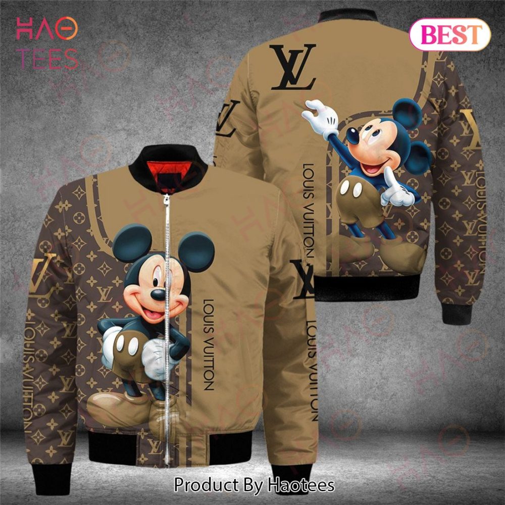 Trendy Designer Mickey Mouse Bomber Jacket - Stylish &amp; Comfortable Outerwear For Fans