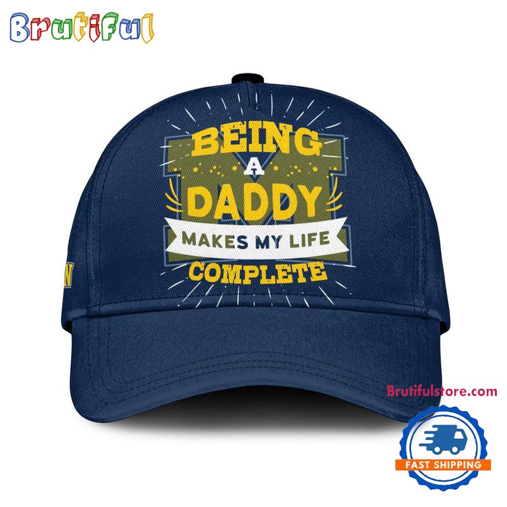 Michigan Wolverines Being A Daddy Best Father'S Day Gift Classic Cap