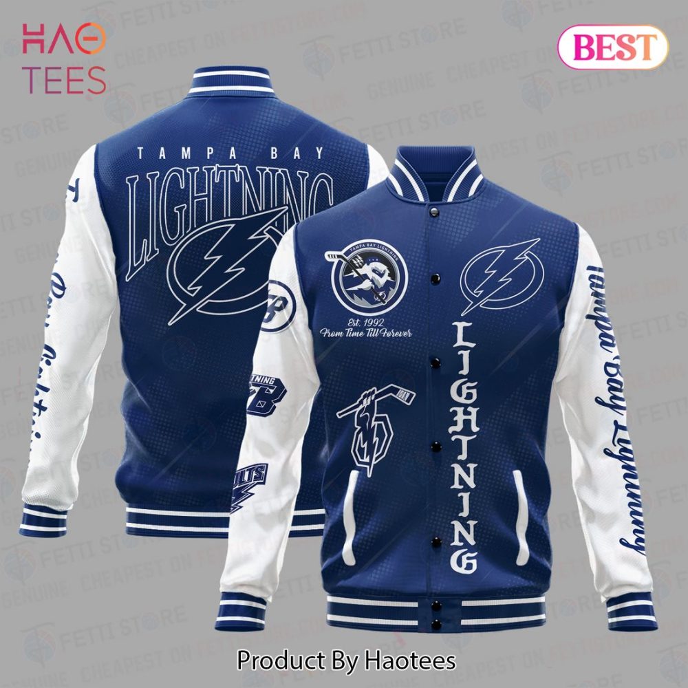 Tampa Bay Lightning Varsity Jacket - Premium Fan Apparel, Limited Edition