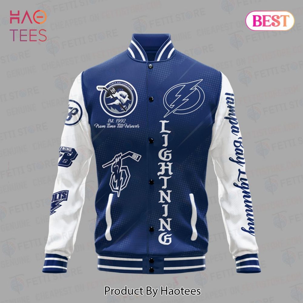 Tampa Bay Lightning Varsity Jacket - Premium Fan Apparel, Limited Edition