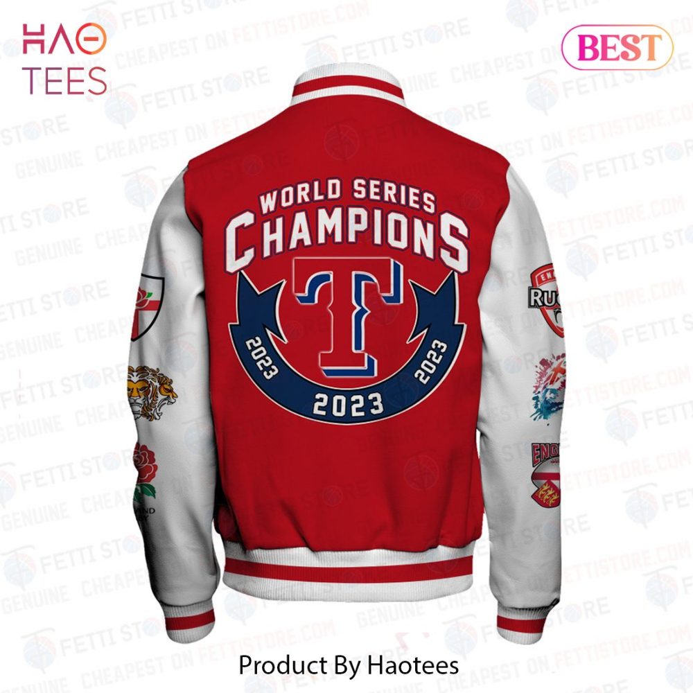 Celebrate Victory: 2023 World Series Champions Varsity Jacket - Show Your Team Pride!